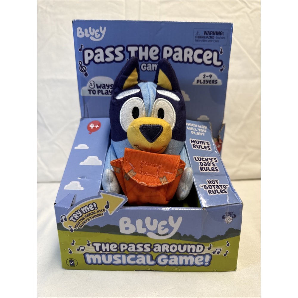 Bluey Pass The Parcel Game Family Game New In Box Ages 4+
